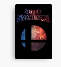 Smash bros Minimalist Nebula Design Canvas Print