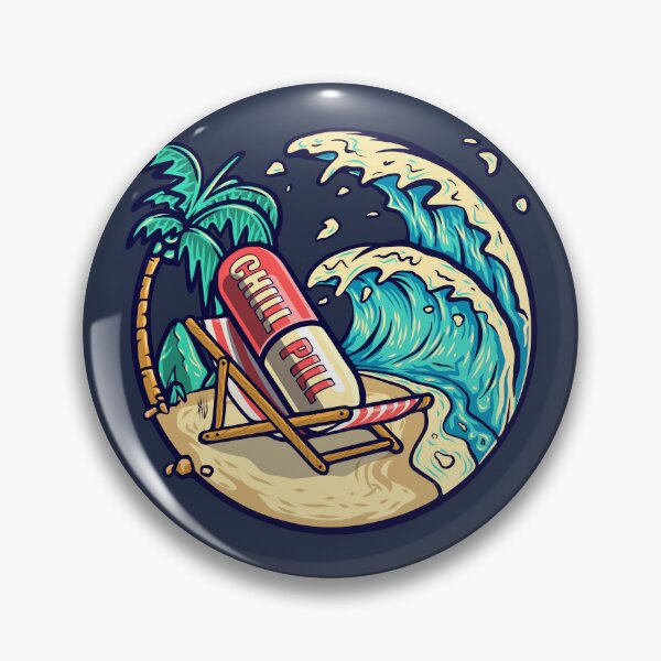 Item preview, Chill Pill Beach Relax Take It Easy designed and sold by Teeleo.