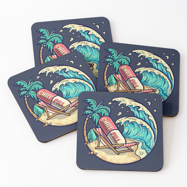 Item preview, Chill Pill Beach Relax Take It Easy designed and sold by Teeleo.