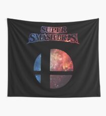 Smash bros Minimalist Nebula Design Wall Tapestry