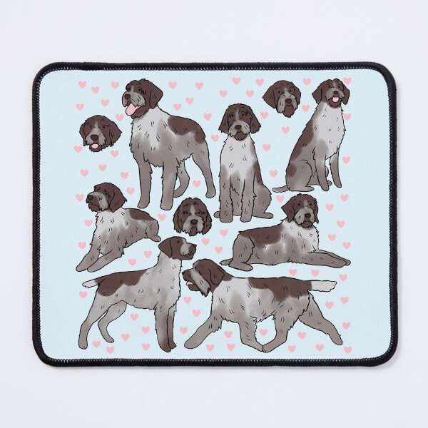 Item preview, Wirehaired Pointing Griffon cute illustration pattern  designed and sold by Yarafantasyart.