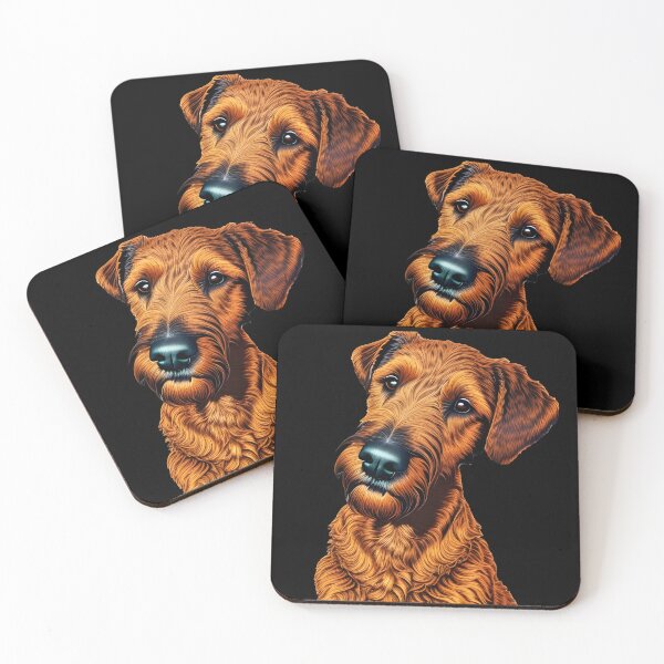 Item preview, Airedale Terrier, chalk art, Ai Generated Art  designed and sold by ACC .