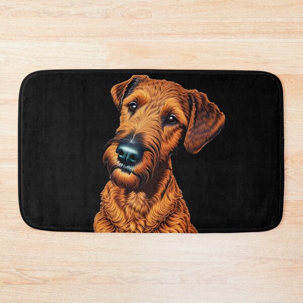 Item preview, Airedale Terrier, chalk art, Ai Generated Art  designed and sold by ACC .