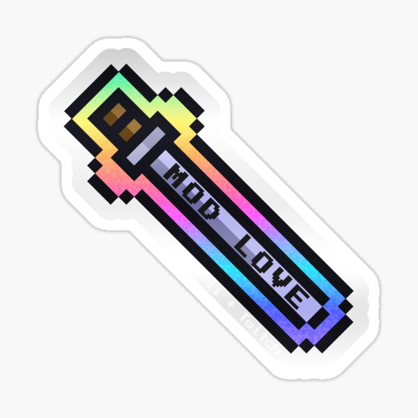 Bubble Mod Love Twitch Emote Mod Love Text Discord Emote 