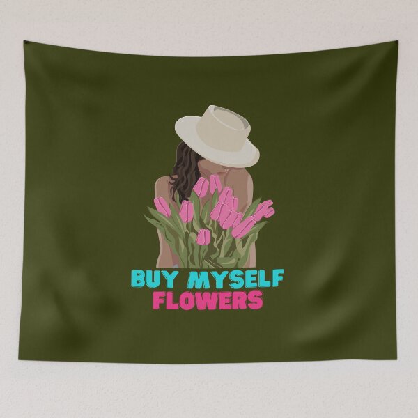 Item preview, Buy Myself Flowers designed and sold by Eva  Coffey.