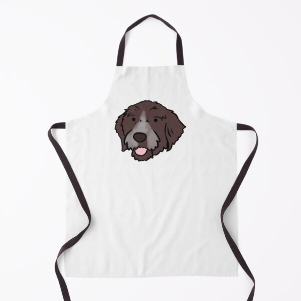 Item preview, Wirehaired pointing griffon dog cute illustration designed and sold by Yarafantasyart.