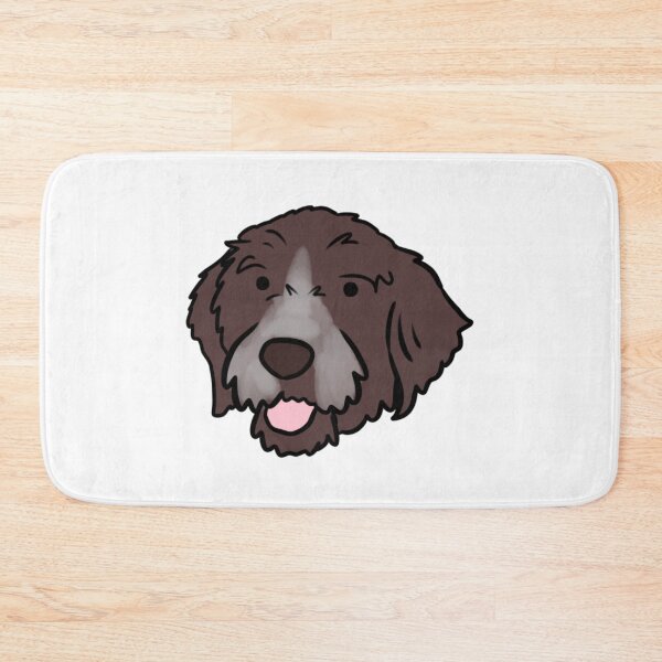 Item preview, Wirehaired pointing griffon dog cute illustration  designed and sold by Yarafantasyart.