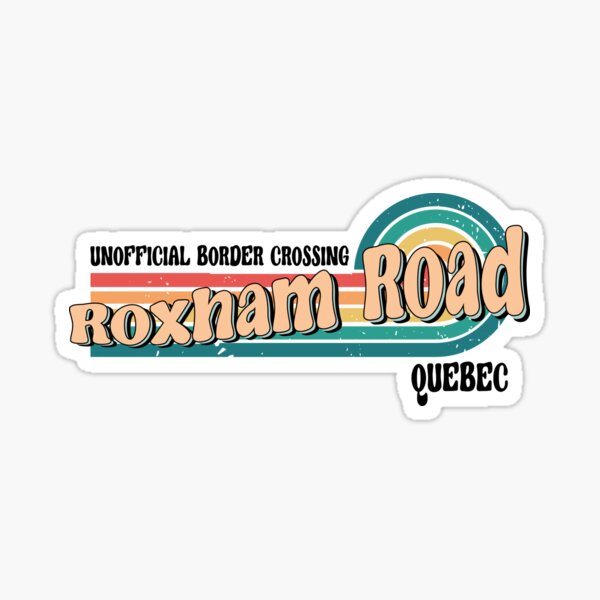Item preview, Roxham Road, unofficial border crossing (retro) designed and sold by TaraGbear.