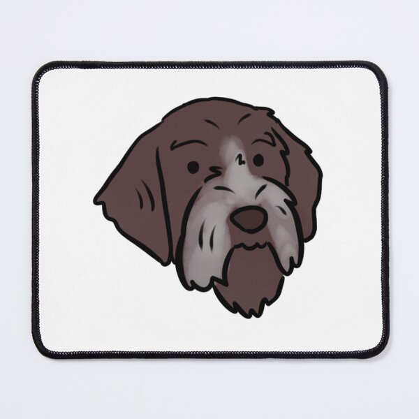 Item preview, Wirehaired pointing griffon dog cute illustration designed and sold by Yarafantasyart.