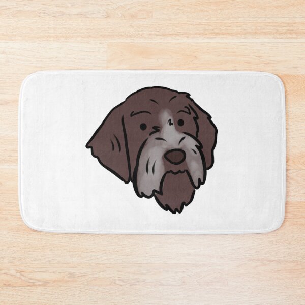 Item preview, Wirehaired pointing griffon dog cute illustration  designed and sold by Yarafantasyart.
