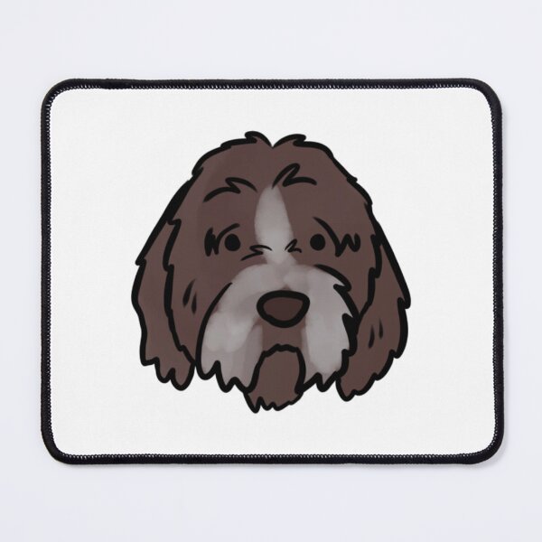 Item preview, Wirehaired pointing griffon dog cute illustration designed and sold by Yarafantasyart.