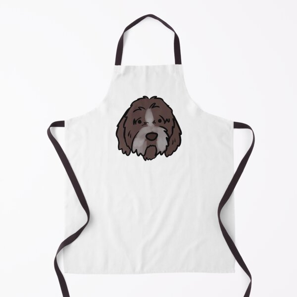 Item preview, Wirehaired pointing griffon dog cute illustration designed and sold by Yarafantasyart.