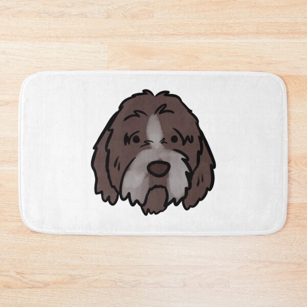 Item preview, Wirehaired pointing griffon dog cute illustration  designed and sold by Yarafantasyart.
