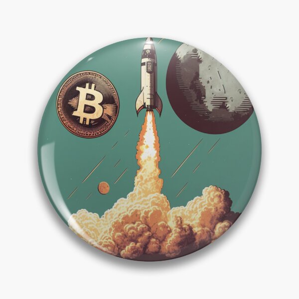 Item preview, Bitcoin to the Moon designed and sold by Kameeno.