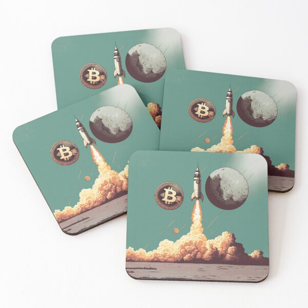 Item preview, Bitcoin to the Moon designed and sold by Kameeno.