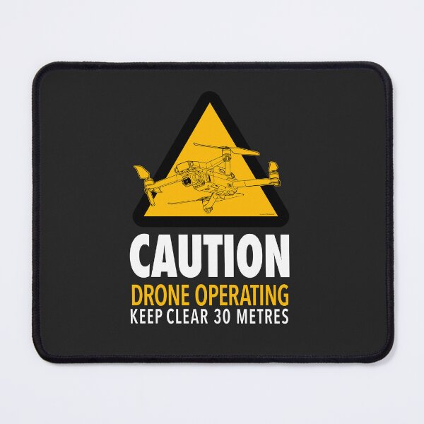 Item preview, DRONE CAUTION SIGNAGE - SMALL DESIGN designed and sold by #mossasdesign.