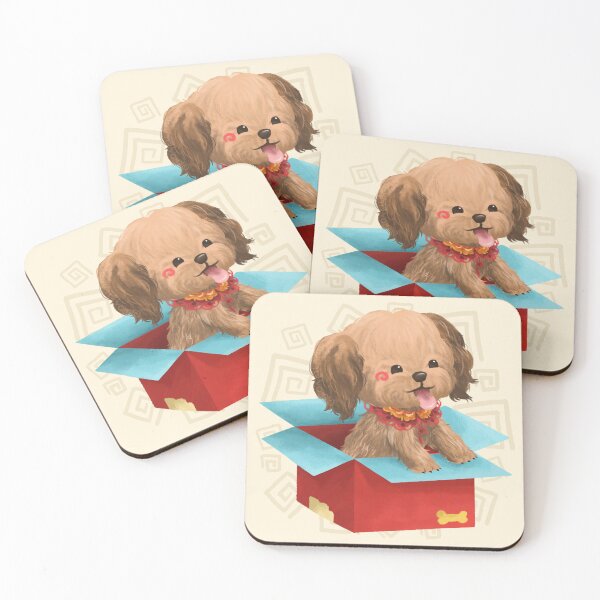 Item preview, Brown Poodle inside the Box designed and sold by Khotekmei.