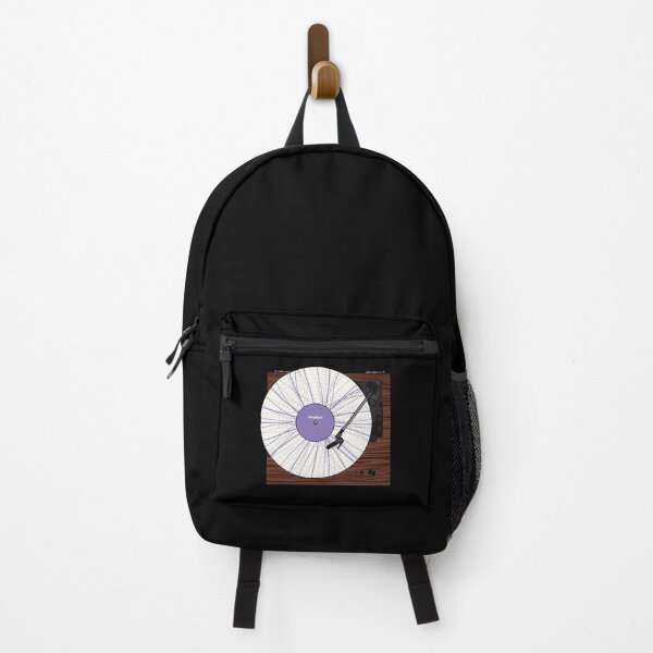 Item preview, Record Player - Purple Wavy Lines Pattern Vinyl designed and sold by halveflower.