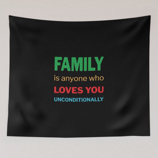 Item preview, Family is anyone who loves you unconditionally | 20 designed and sold by Lets Be Positive (5.0) ⭐⭐⭐⭐⭐.