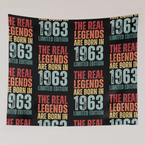 Item preview, The Real Legends Are Born In 1963 Limited Edition designed and sold by NinniSilver.
