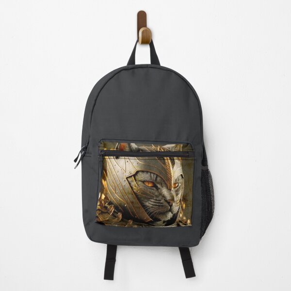 Item preview, Cat in Samurai Helmet designed and sold by CatCoconut-Art.