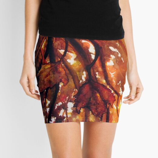 Autumn Leaves Mini Skirt