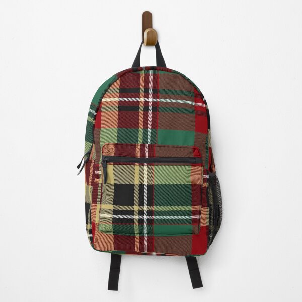 Aperçu de l'œuvre Couette à carreaux tartan rouge et vert | Motif à rayures moderne et unique pour Noël créée et vendue par TheWalnut.