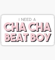 Cha Cha Beat Boy Sticker