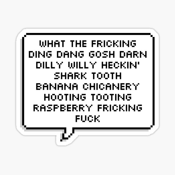 Aperçu de l'œuvre Bulle de dialogue en pixels avec jurons de Henry Oak créée et vendue par timetomoveup.