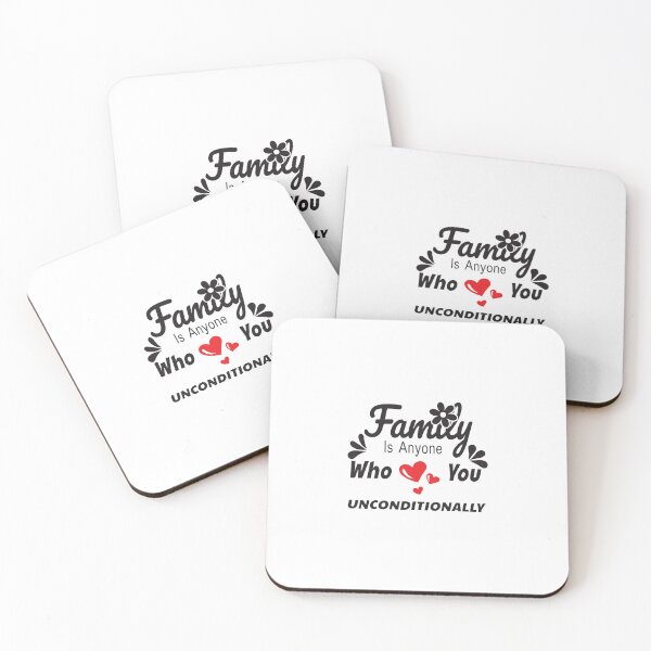 Item preview, Family is anyone who loves you unconditionally | 23 designed and sold by Lets Be Positive (5.0) ⭐⭐⭐⭐⭐.