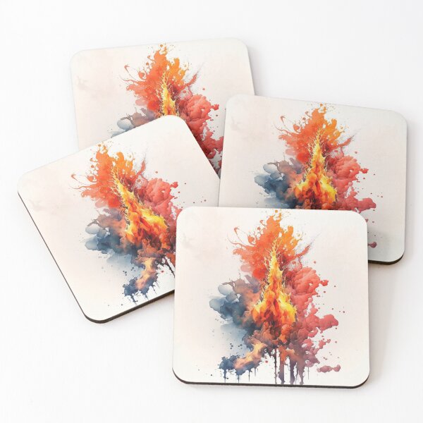Artikelvorschau, fire watercolor entworfen und verkauft von shokA Design.