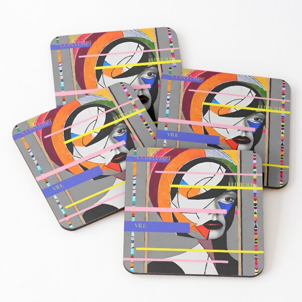 Item preview, Pop art graphic design print designed and sold by designrags.