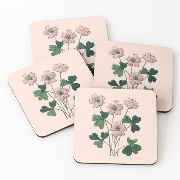 Item preview, Lucky green irish clover plant | Oxalis | Wood Sorrel St Patrick's day cute pretty green leaf shamrock pattern  designed and sold by EveryDayDabble.