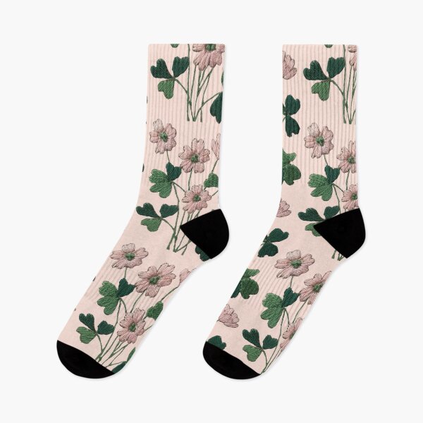 Item preview, Lucky green irish clover plant | Oxalis | Wood Sorrel St Patrick's day cute pretty green leaf shamrock pattern  designed and sold by EveryDayDabble.