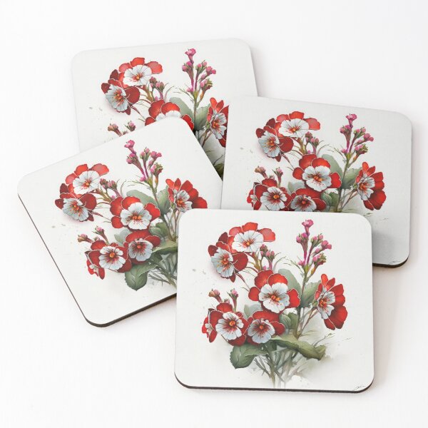 Item preview, Red Primrose  designed and sold by Vanover Designs.