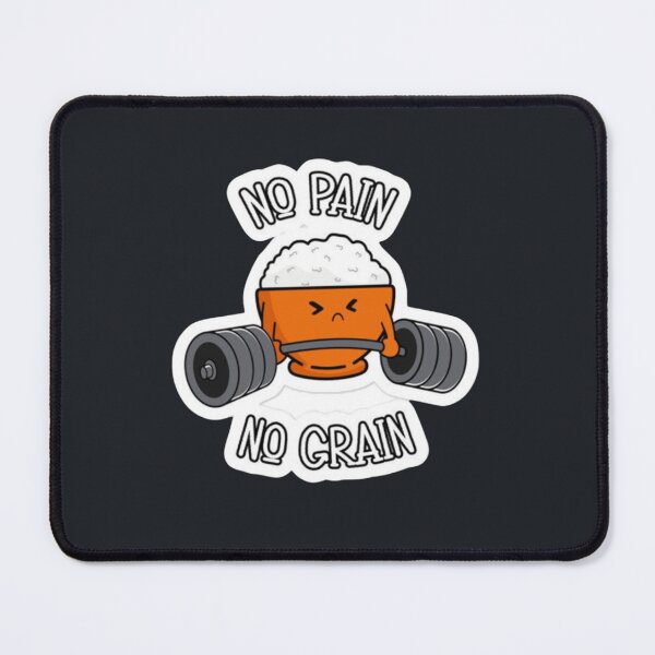 Item preview, No Pain No Grain designed and sold by MinimalVibes.