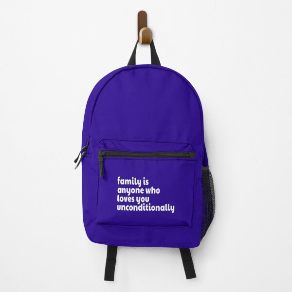 Item preview, family is anyone who loves you unconditionally | 25 designed and sold by Lets Be Positive (5.0) ⭐⭐⭐⭐⭐.