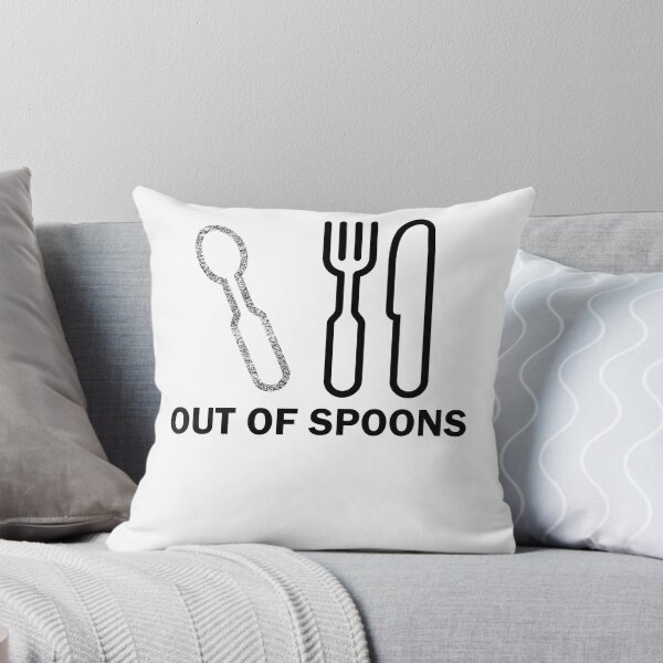 Item preview, Out of Spoons  | Spoon Theory  designed and sold by TeeTimeGuys.