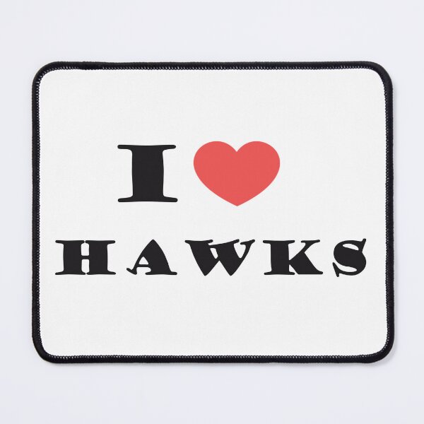 Item preview, I LOVE HAWKS. designed and sold by FashionFinds.