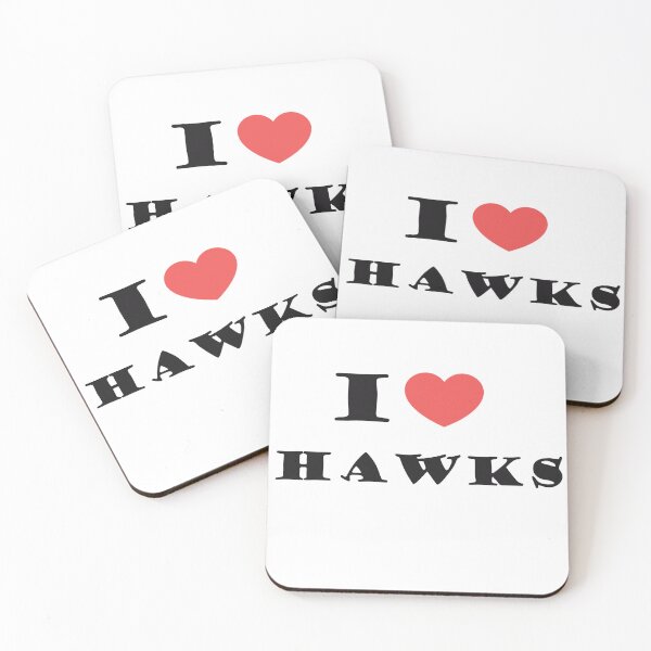 Item preview, I LOVE HAWKS. designed and sold by FashionFinds.