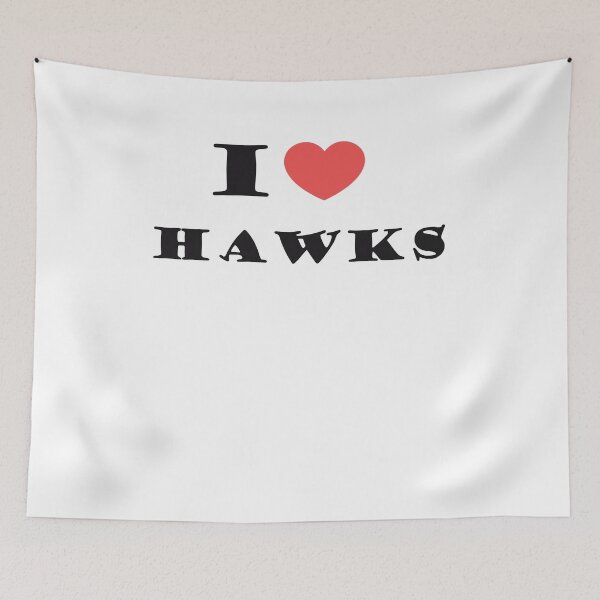 Item preview, I LOVE HAWKS. designed and sold by FashionFinds.