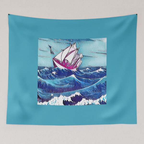 Item preview, BOAT IN SEA  designed and sold by rawat401.