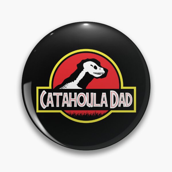 Item preview, (For Dark Background) Jurassic Catahoula Leopard Dog Dad designed and sold by More Cute Dogs.
