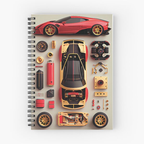 Aperçu de l'œuvre Knolling Sport Car model SRX créée et vendue par Adwik.