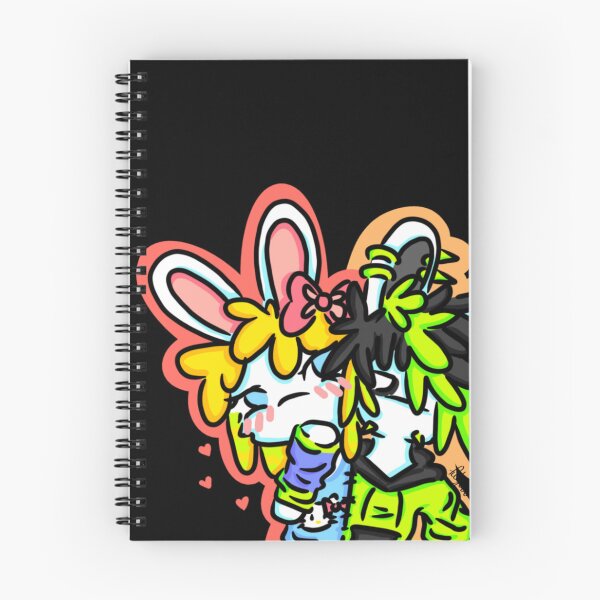 Item preview, Neoncore twin bunnies designed and sold by fidgettbiscuit.
