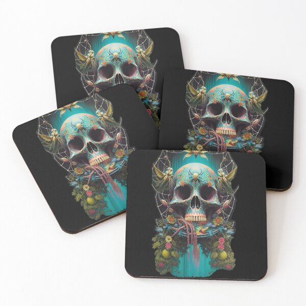 Item preview, Skull and Spider Dream  designed and sold by ArtisticUploads.