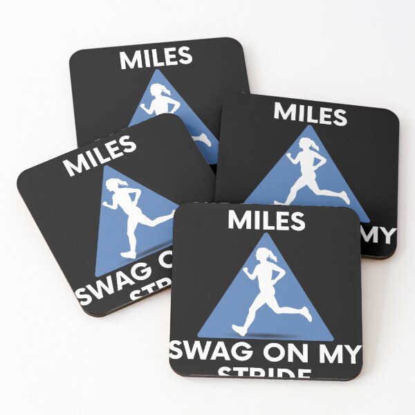 Item preview, Pride on my miles, swag on my stride For Run and Sport lovers designed and sold by facePale.