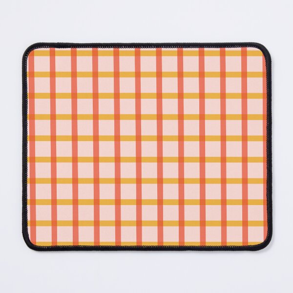 Item preview, Retro geometric grid pattern in pink, orange and yellow designed and sold by Illustrated by Nat.
