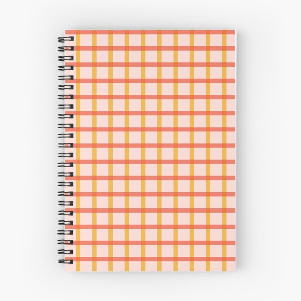 Item preview, Retro geometric grid pattern in pink, orange and yellow designed and sold by Illustrated by Nat.