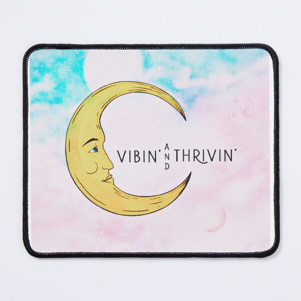 Item preview, Vibin and Thrivin Logo with Moon designed and sold by AlexandriaEmaline.